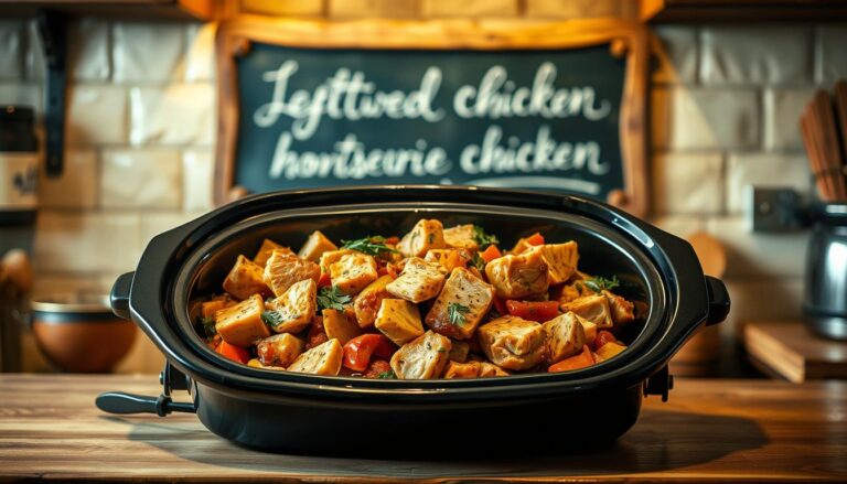 leftover rotisserie chicken crockpot recipes