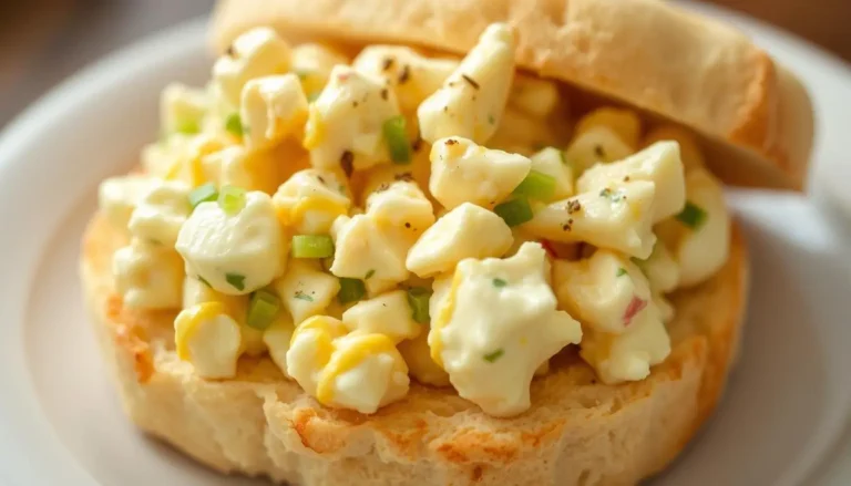 EGG SALAD ON ENGLISH MUFFIN